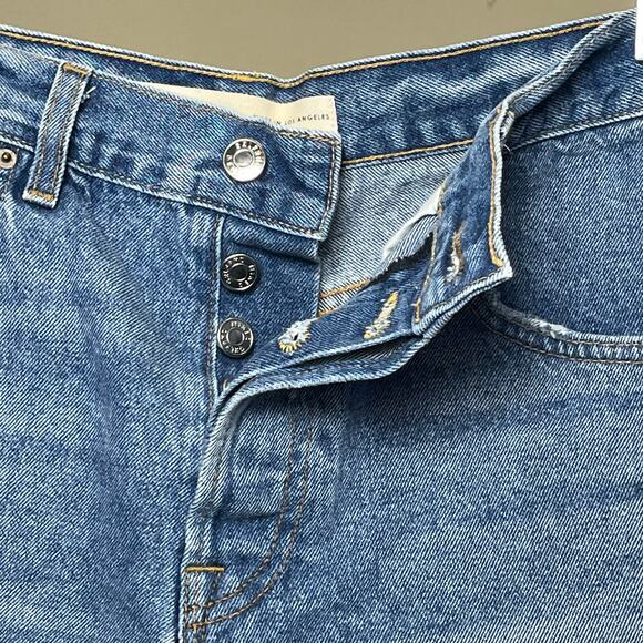 GRLFRND Hayden Low Rise Button Fly Boyfriend Jean Shorts 27 - Picture 4 of 7